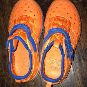 Orange stride rite 4 in 1 play shoes
